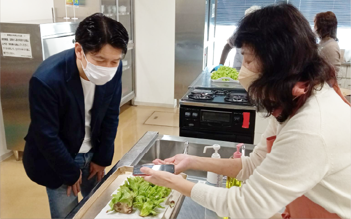 料理教室に参加するイメージ